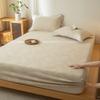 Sábana Bajera Ajustable Jacquard de Lino y Algodón Clase A Wabi-Sabi Pieza Única Algodón Puro Juego de Tres Piezas Ropa de Cama Sencilla de Alta Gama para Casas de Huéspedes