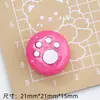 Oso Bayita Macarrón Sándwich Dibujo Animado Comida Juguete Hecho a Mano Accesorios DIY Pegamento de Crema Resina Piezas Pequeñas Materiales