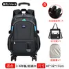 Nuevo modelo de mochila escolar con ruedas universal para estudiantes de primaria, secundaria y preparatoria, niños de 3º-6º-9º-12º grado, mochila infantil