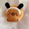 Nueva Llegada Cappibala Peluche Monedero Capibara Bolso Colgante Auricular para Hombre y Mujer Almacenamiento Llavero Regalo