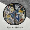 Patch de Roupas Redondo Estilo Chinês Tendência Nacional Organza Dragão Chinês Borboleta Patch de Acessórios Decorativos Patch de Tecido Bordado