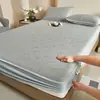 2026 Novo Estilo Jacquard Fresco ao Toque Tapete para Lençol de Cama