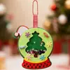 Decorações de Natal TNT Shaker Pacote de Material Artesanal Presentes de Natal para Crianças Pingentes para Árvore de Natal