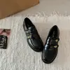 Sapatos Mary Jane de Commuting Estilo Britânico para Mulheres, Novo Modelo Outono 2026, Mocassins de Velcro para Mulheres Baixas
