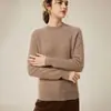 Suéter de Cachemir 100% Puro Engrosado Nuevo Otoño e Invierno para Mujer, Suéter de Punto Holgado de Talla Grande