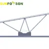 Soportes para paneles solares para instalación ecológica, soportes de aleación de aluminio para sistemas fotovoltaicos solares, soportes para marquesinas