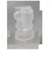 Molde de Silicone Grande para Peças de Xadrez 3D e Tabuleiro Resina AB DIY Decoração Molde de Silicone Cavalo Pequeno
