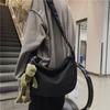 Bolso bandolera de lona para hombres, estudiantes, mujeres a la moda, marca de moda INS, hip-hop, estilo japonés, bolso de hombro pequeño casual versátil, Shan Shi Hua