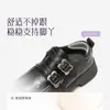 Zapatos de Princesa para Niña de Cuero Genuino 2026 Primavera/Otoño Nuevos Zapatos de Cuero para Niños Mocasines Negros Estilo Británico Zapatos de Performance Mocasines