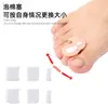 Separador de Dedos de Agujero Único de Silicona Valgo de Pulgar Hueso del Pie Grande Dedo Superpuesto Ortesis Tapón de Esponja Separador Ajustable