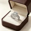 Joyería europea y americana Wish más vendida: anillo de lujo con incrustaciones de circonita de cobre para mujer, anillo de mujer más vendido para ventas transfronterizas, al por mayor