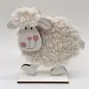 Adornos de Animales de Fieltro de Lana Creativos de Amazon Conejo Lindo Gallo Decoración del Festival Artesanías para el Hogar Pequeños Adornos