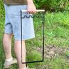 Rack de lixo dobrável para acampamento ao ar livre para acampamento doméstico cozinha portátil rack de suporte para saco de lixo rack de armazenamento de ferro