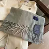 Clássico Britânico Australiano Cashmere Xadrez Cachecol de Luxo Leve Unissex Outono e Inverno para Casal
