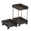 Soporte Móvil para Chasis de Torre de Computadora Estante de Colocación de Chasis Base Pequeña de Escritorio con Ruedas para Estante de Almacenamiento de Computadora