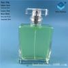 Em estoque Mais Vendido Moda Simples 100ml Garrafa de Vidro Plana Retangular para Perfume Frasco Borrifador Cosmético Engarrafamento de Teste