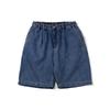 Shorts Jeans Lavado Vintage Versátil Estilo Japonês Solto Floco de Neve Lavado Trs Roupas Masculinas 25Ss para Homens