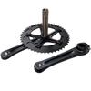 Bielas integradas para bicicleta de carretera, 165 mm, placa dentada hueca, 49 dientes, con BB144BCD