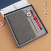Pekín Templo del Cielo Wuhan Torre del Grulla Amarilla Nanjing Cantón Marcador Metálico Set de Cuaderno y Bolígrafo Caja de Regalo Regalo