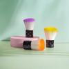 Herramientas para Uñas Cepillo Limpiador de Polvo Cepillo para Polvo Cepillo Limpiador de Uñas Cepillo de Maquillaje Grande Mango Corto de Cuerno Cepillo Suave