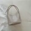 Bolsa de Textura Trançada de Alta Qualidade para o Dia a Dia com Grande Capacidade 2026 Nova Bolsa de Ombro de Alta Qualidade Elegante Bolsa de Mão Estilo Balde