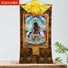 Pintura colgante thangka de sala de estar moderna pasillo montaje Tíbet pintura con pintura de mineral natural corazón fondo de pared Tíbet pintura decorativa