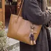 Bolso de Estilo Coreano Transfronterizo para Mujer 2026 Nuevo Bolso de Hombro Único Simple Retro Bolso Tote Texturizado para Clase y Viaje
