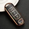 Adecuado para Funda de Llave Mazda 3 Angksera CX5 Atez CX4/CX-8 Funda Protectora Integral para Coche Hebilla Femenina