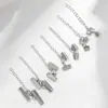 Cierre de Pinza de Langosta de Acero Inoxidable con Patrón Transfronterizo para Cadena de Cola DIY Accesorios de Joyería
