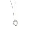Collar de Corazón de Bambú Coreano Sin Etiqueta Estilo Minimalista Simple Cadena Larga para Suéter de Corazón Hueco de Nicho