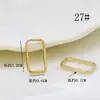 Anel de Abertura Geométrica Minimax Brincos Artesanais DIY Brincos Pendentes Joias para Orelha Sacola de Materiais Acessórios