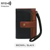Nueva cartera corta con ranuras para múltiples tarjetas transfronterizas al 70% de descuento, bolso de mano de moda retro europeo y americano, billetera para mujer anti-magnética RFID