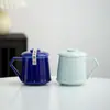Conjunto de três peças de caneca de cerâmica para escritório com separador de chá e tampa, caneca pessoal, presente de mão, xícara de chá para logotipo