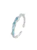 Anel Costeira Feminino Design de Nicho Sentido de Design Verde Menta Esmalte Gotejado Anel de Dedo Estilo Coreano Temperamento Versátil Leve Luxo Anel de Dedo Indicador