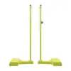 Suporte de rede de badminton móvel, suporte de rede padrão de treinamento portátil, suporte de poste de rede padrão para uso doméstico ao ar livre