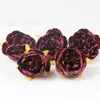 Artículo de comercio exterior popular de gama alta: 58 piezas de cabezas de flores artificiales de rosa y peonía estilo vintage para accesorios de cabello DIY, ramilletes de boda y otros fines decorativos