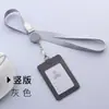 Crachá de Trabalho Fivela de Puxar Fácil Porta-Crachá de Identificação de Trabalho Estudante Cordão Retrátil Cartão de Refeição Controle de Acesso Capa Protetora de Trabalho