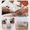 Adecuado para Funda de Teléfono Móvil Iphone16 Apple 15Promax Soporte Magnético Giratorio 14 Lente de Agujero Fino 12 Cubierta Protectora