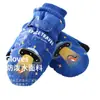 Luvas de Esqui Desenho Animado Nave Espacial Crianças Veludo Acolchoado Luvas Mittens de Inverno Luvas Quentes