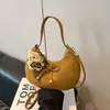 Bolso Cruzado Elegante con Lazo Estilo Coreano, Bolso de Hombro Personalizado, Nuevo Bolso de Moda Tendencia Nicho Otoño 2025 para Mujeres