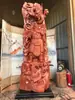 Fábrica de Esculturas em Madeira Esculturas em Raiz Ornamentos Estátua de Guanyin Maitreya Grande Guan Gong Dragão e Fênix de Ébano Figuras de Tuia de Taihang Artesanato para Sala de Estar