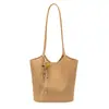 Bolso de Mano Tejido de Alta Gama para Mujer 2026 Nuevo Gran Capacidad para el Trabajo Bolso de Hombro Bolso de Mano Casual Moderno Simple