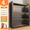 Gabinete de almacenamiento de acero, Nuevo estante de almacenamiento para cocina, Gabinete de vajilla de pie para el hogar, Gabinete integrado montado en la pared