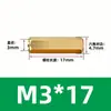 Fábrica de Guangdong Coluna de Isolamento Oca de Passagem Dupla Sextavada de Latão Parafusos e Porcas de Coluna de Suporte M2-M5