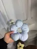 Anillo para el cabello grande de esponja a cuadros con flor, elegante para rellenar la parte posterior de la cabeza, anillo de algodón para el intestino, atmósfera, nueva banda para el cabello, cuerda para la cabeza