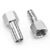 Conector de Rosca Interna Espessado com Barbante de Aço Inoxidável 304 Rosca Interna Mangueira de Água Gás Junta de Couro Hexagonal 1 2 3 4