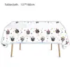 Venta Caliente Transfronteriza Personalizada Tema de Perro Mascota Niños Fiesta de Cumpleaños Vajilla Bandeja de Papel Servilleta de Papel Mantel Decoración Suministros de Arreglo