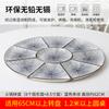 Conjunto de pratos em forma de leque Internet Celebrity Colorful Ceramic Underglaze Colorful Dish Plate Dish para Reunion Household Dinner Plate