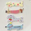 Accesorios de Acrílico de Cachorro Largo y Gatito Dibujados Cuchillo y Tenedor con Lazo Adorno para el Cabello Hecho a Mano Parche para Funda de Teléfono Móvil Zapatos