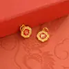 Fuerte retención de color arena dorada accesorios joyería diy oro antiguo gota de aceite colgante auspicioso pulsera pulsera cuerda collar colgante material